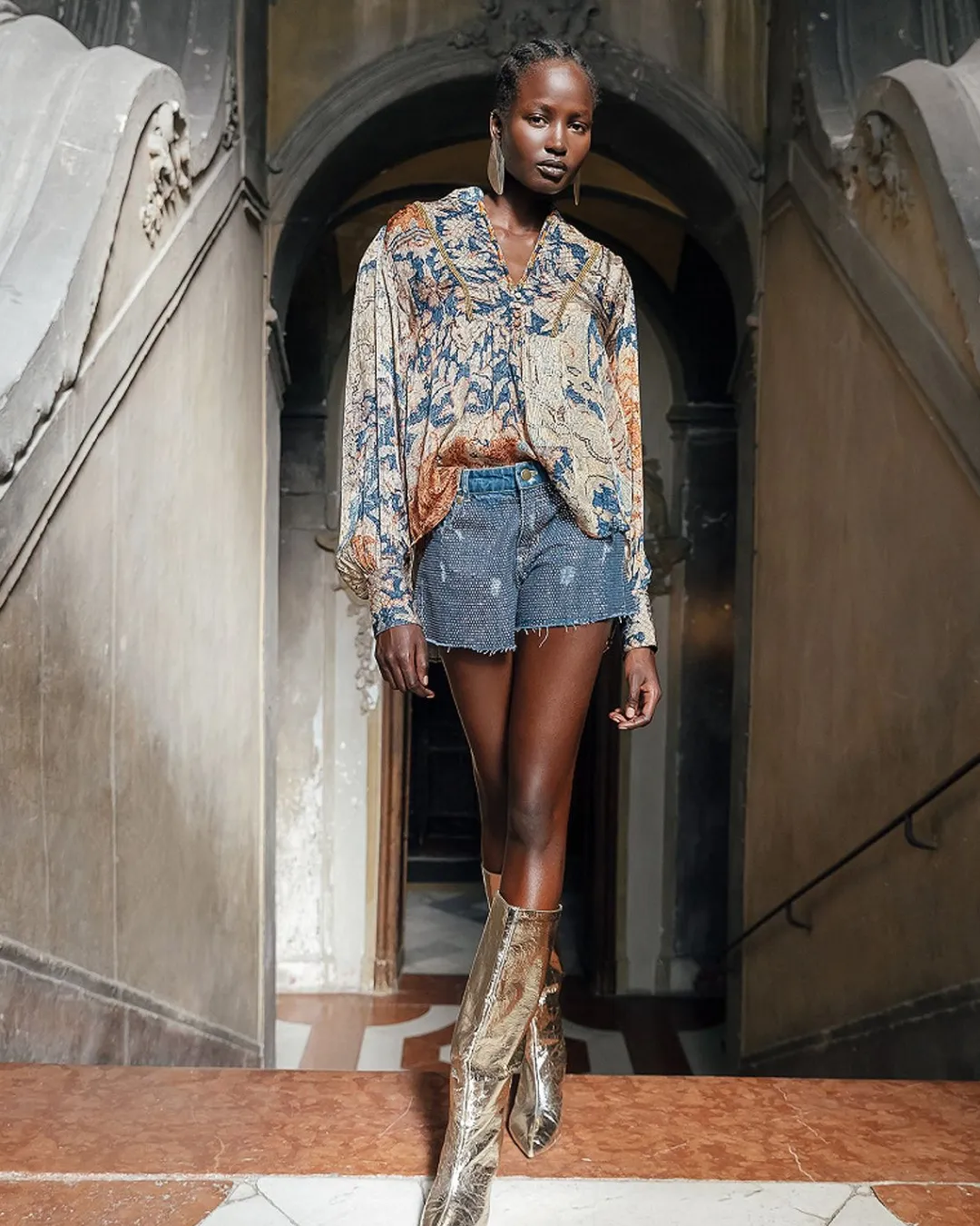 Chemises & Tops>Mes Demoiselles Paris Blouse Norma Multicolore