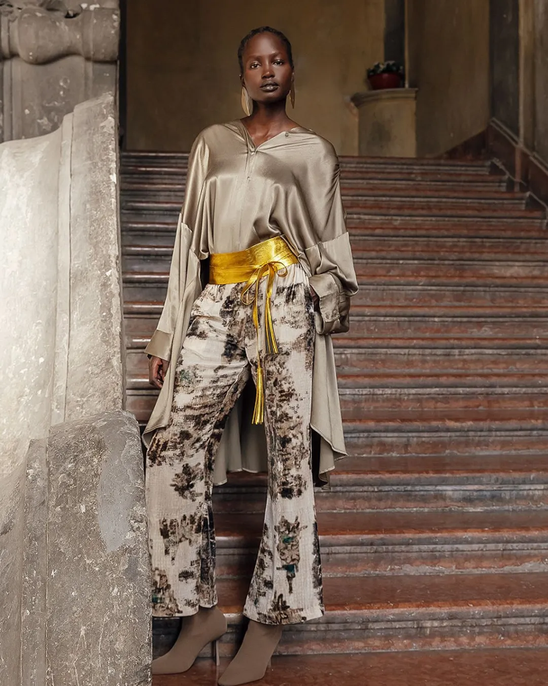 Chemises & Tops>Mes Demoiselles Paris Blouse Suram Kaki