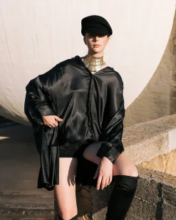 Chemises & Tops>Mes Demoiselles Paris Blouse Suram Noir