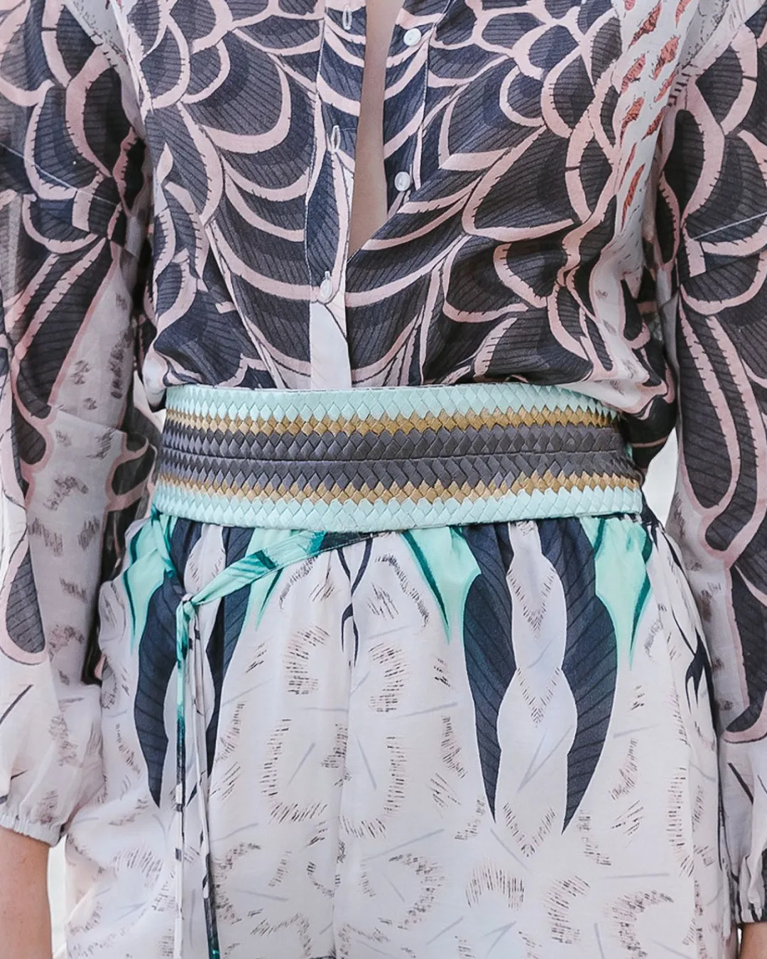Accessoires>Mes Demoiselles Paris Ceinture Boba Turquoise