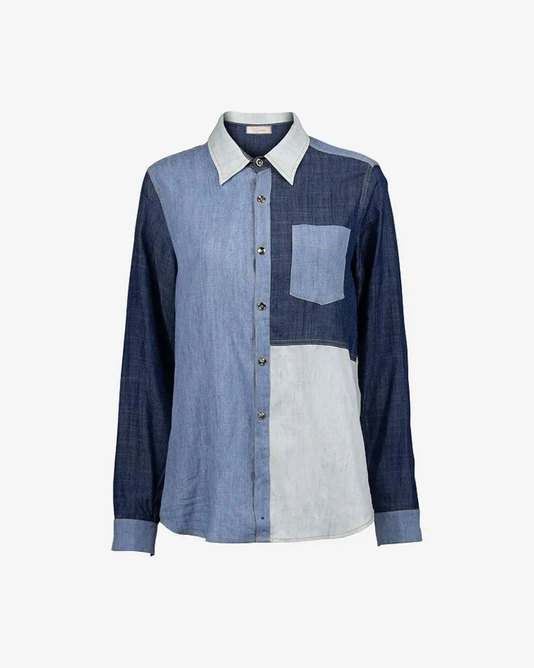 Chemises & Tops>Mes Demoiselles Paris Chemise Dena Denim