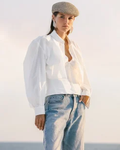 Chemises & Tops>Mes Demoiselles Paris Chemise Victoire Blanc