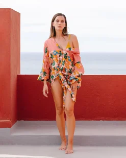 Chemises & Tops>Mes Demoiselles Paris Chemise Wappa Imprime Fleuri