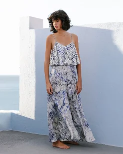 Pantalons>Mes Demoiselles Paris Combinaison Dina Bleu