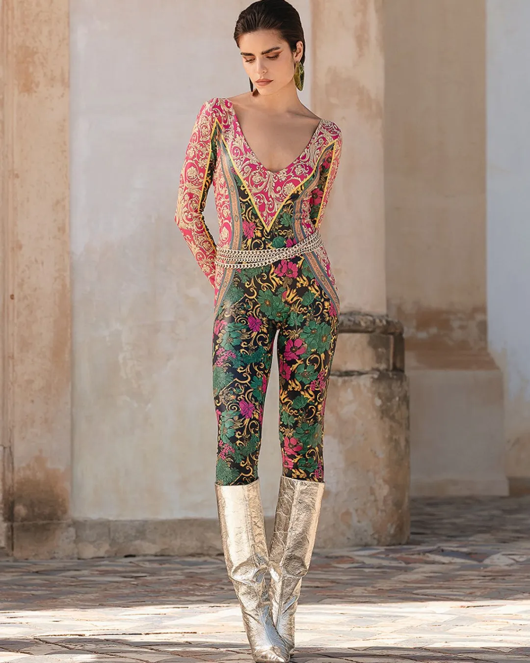 Pantalons>Mes Demoiselles Paris Combinaison Silenzio Multicolore