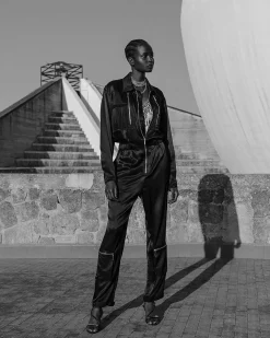 Pantalons>Mes Demoiselles Paris Combinaison Silim Noir