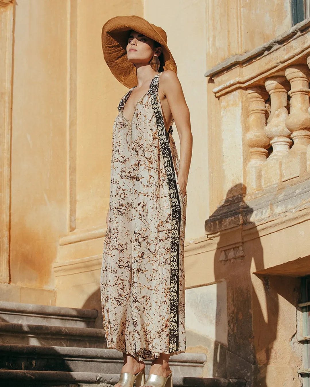 Pantalons>Mes Demoiselles Paris Combinaison Simbad Beige