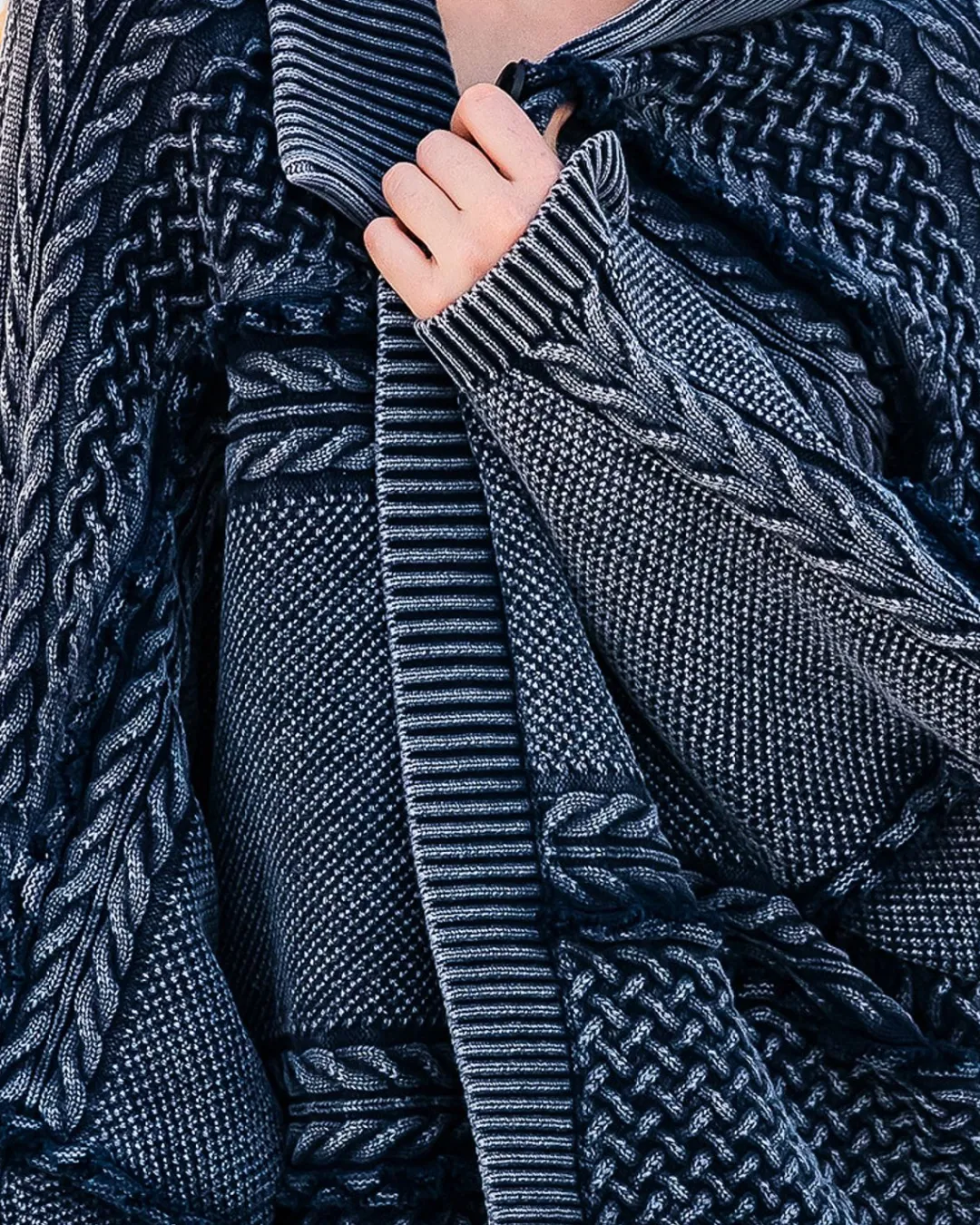 Pulls & Gilets>Mes Demoiselles Paris Gilet Satsuki Bleu Marine
