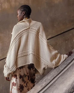 Pulls & Gilets>Mes Demoiselles Paris Gilet Satsuki Beige