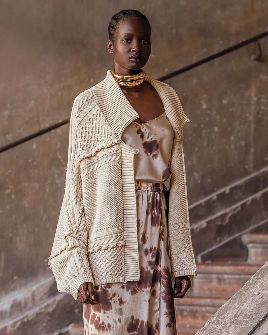 Pulls & Gilets>Mes Demoiselles Paris Gilet Satsuki Beige