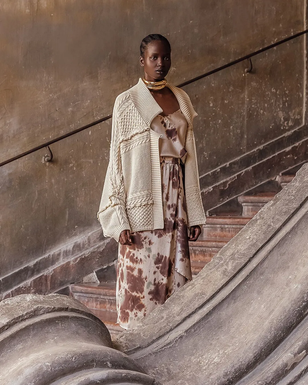 Pulls & Gilets>Mes Demoiselles Paris Gilet Satsuki Beige