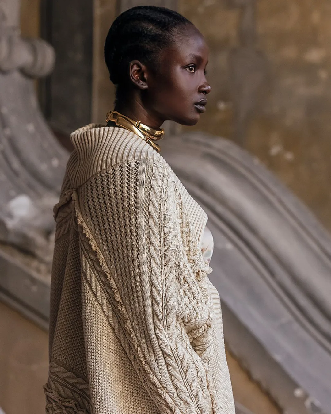 Pulls & Gilets>Mes Demoiselles Paris Gilet Satsuki Beige