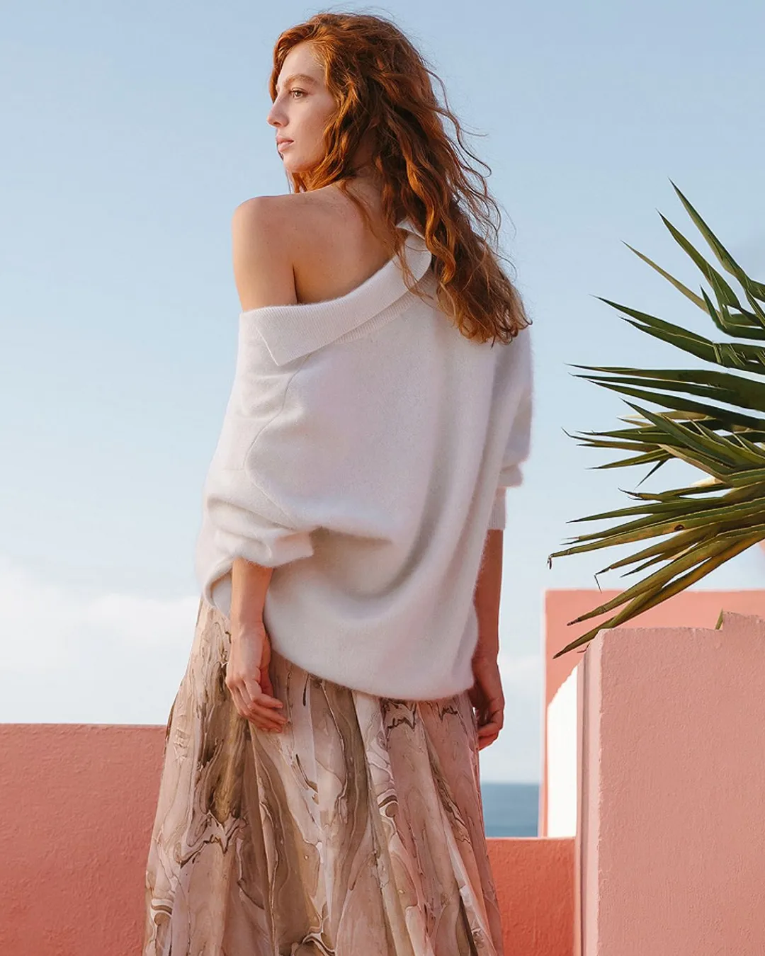 Robes & Jupes>Mes Demoiselles Paris Jupe Cedar Bois Texture