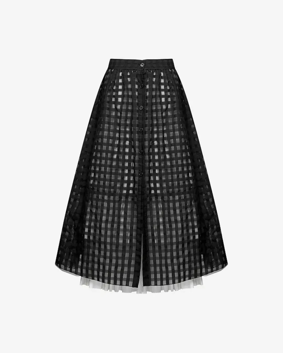 Robes & Jupes>Mes Demoiselles Paris Jupe Conday Noir / Ecru