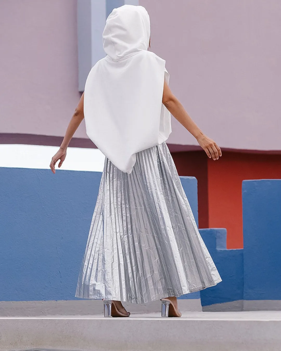 Robes & Jupes>Mes Demoiselles Paris Jupe Diphda Argent
