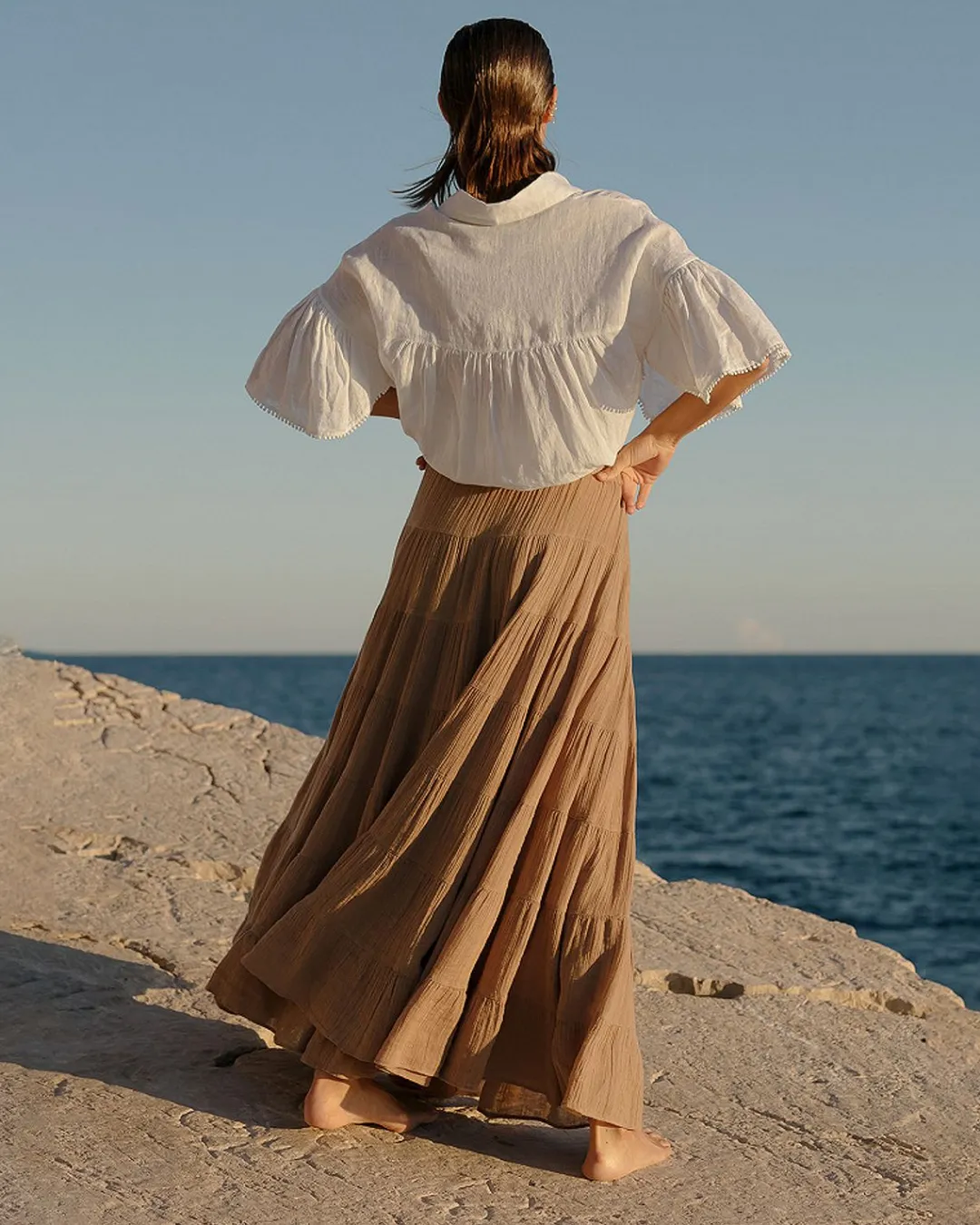 Robes & Jupes>Mes Demoiselles Paris Jupe Gateau Sable