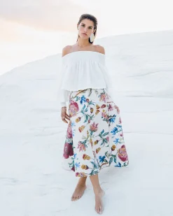 Robes & Jupes>Mes Demoiselles Paris Jupe Jocy Imprime Fleuri