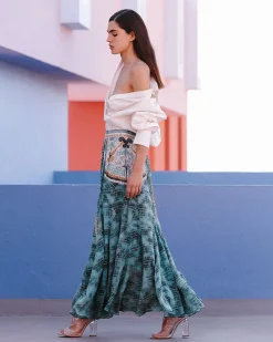 Robes & Jupes>Mes Demoiselles Paris Jupe Madad Bleu