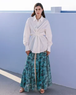 Robes & Jupes>Mes Demoiselles Paris Jupe Madad Bleu