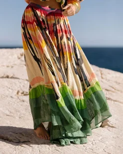 Robes & Jupes>Mes Demoiselles Paris Jupe Sonoran Multicolore