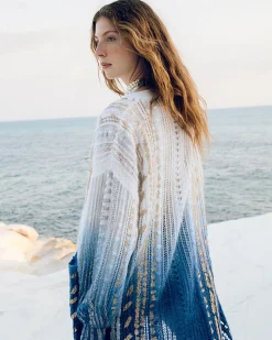 Manteaux & Vestes>Mes Demoiselles Paris Manteau Blue Belle Bleu
