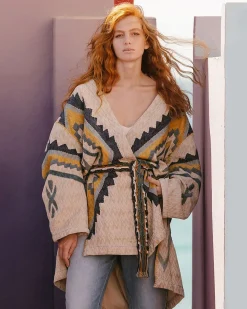 Manteaux & Vestes>Mes Demoiselles Paris Manteau Zalla Beige