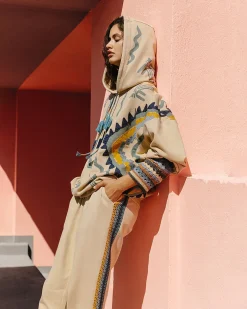 Pantalons>Mes Demoiselles Paris Pantalon Bueno Beige