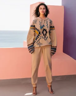 Pantalons>Mes Demoiselles Paris Pantalon Bueno Beige