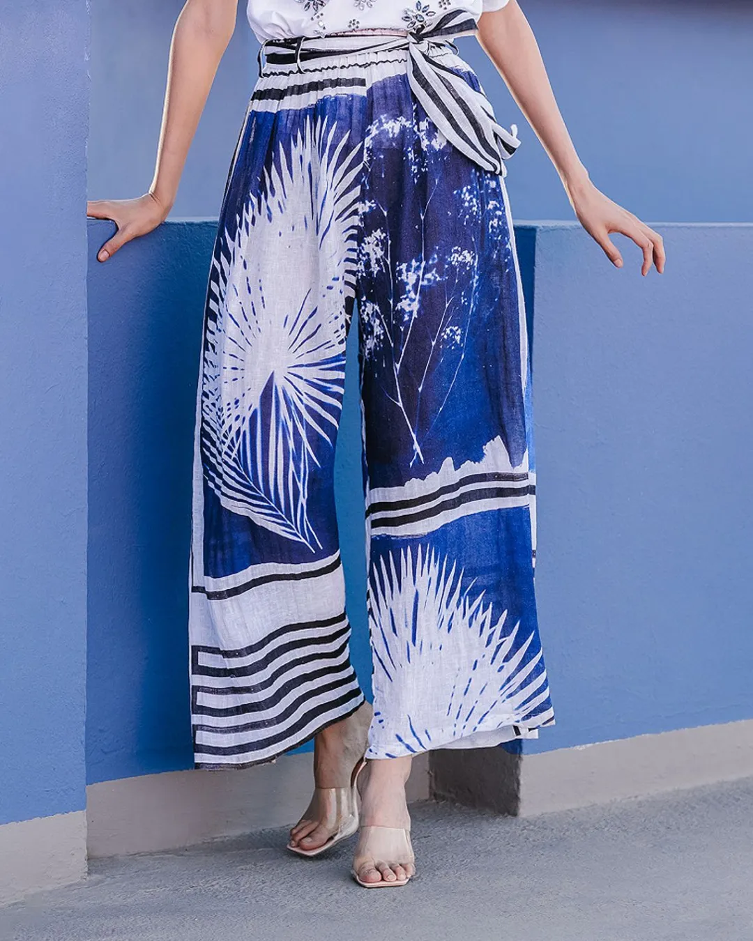 Pantalons>Mes Demoiselles Paris Pantalon Cilos Bleu