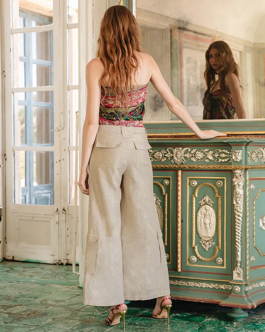 Pantalons>Mes Demoiselles Paris Pantalon Gilles Or