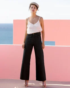 Pantalons>Mes Demoiselles Paris Pantalon Grace Noir