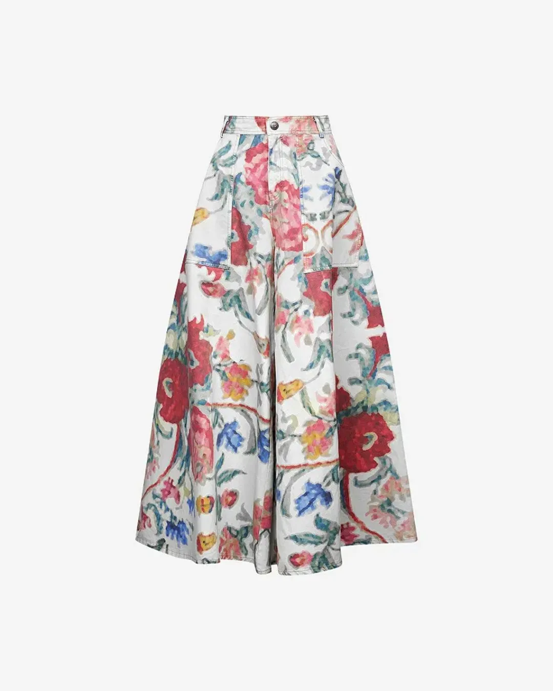 Pantalons>Mes Demoiselles Paris Pantalon Jopa Imprime Fleuri