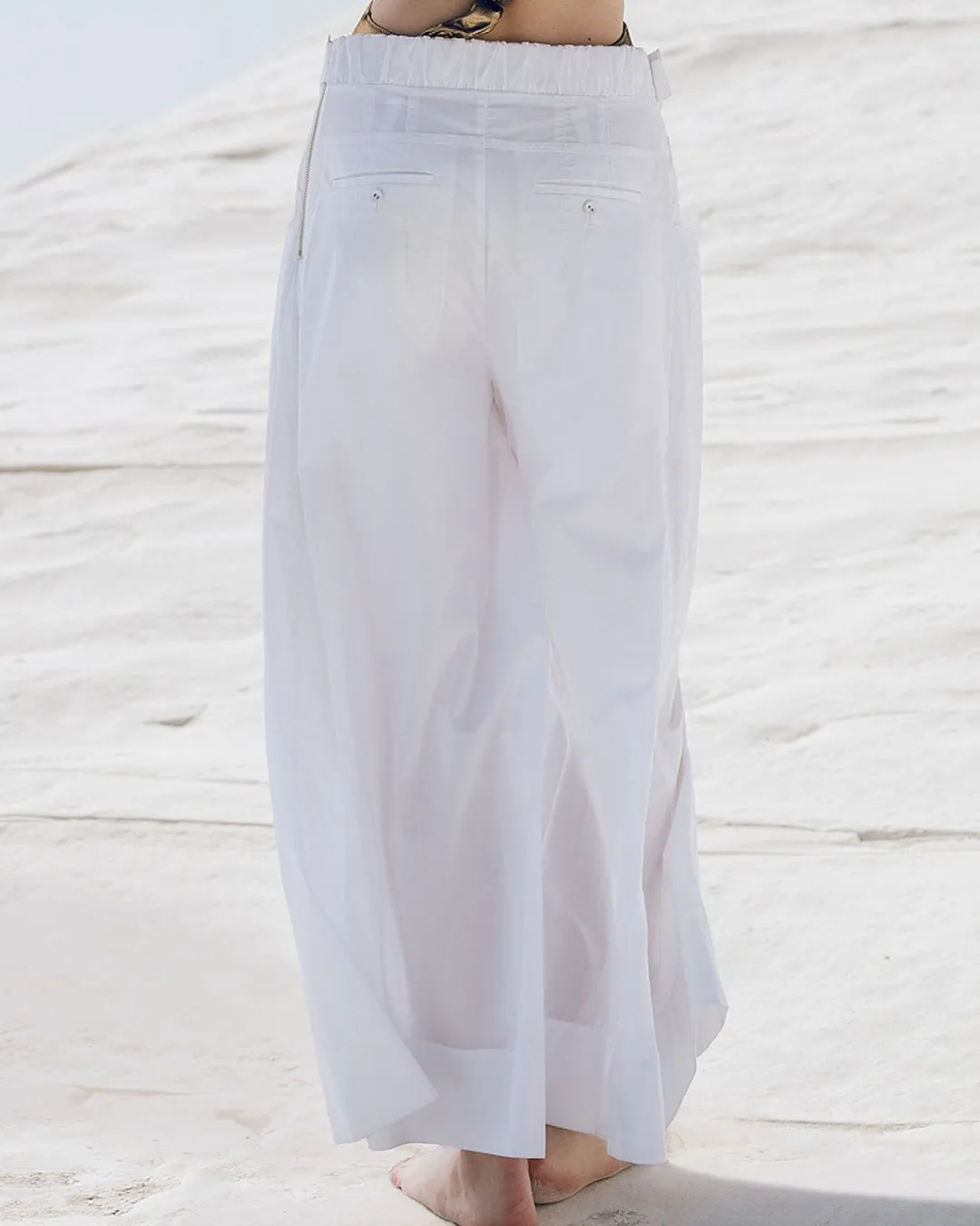 Pantalons>Mes Demoiselles Paris Pantalon Paline Blanc