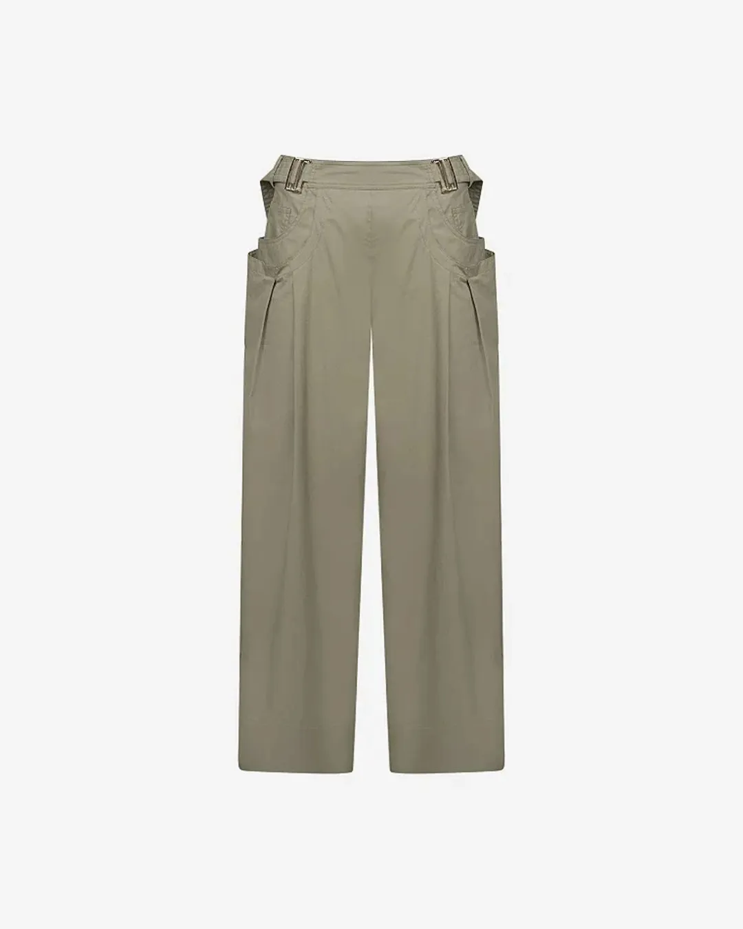 Pantalons>Mes Demoiselles Paris Pantalon Paline Kaki
