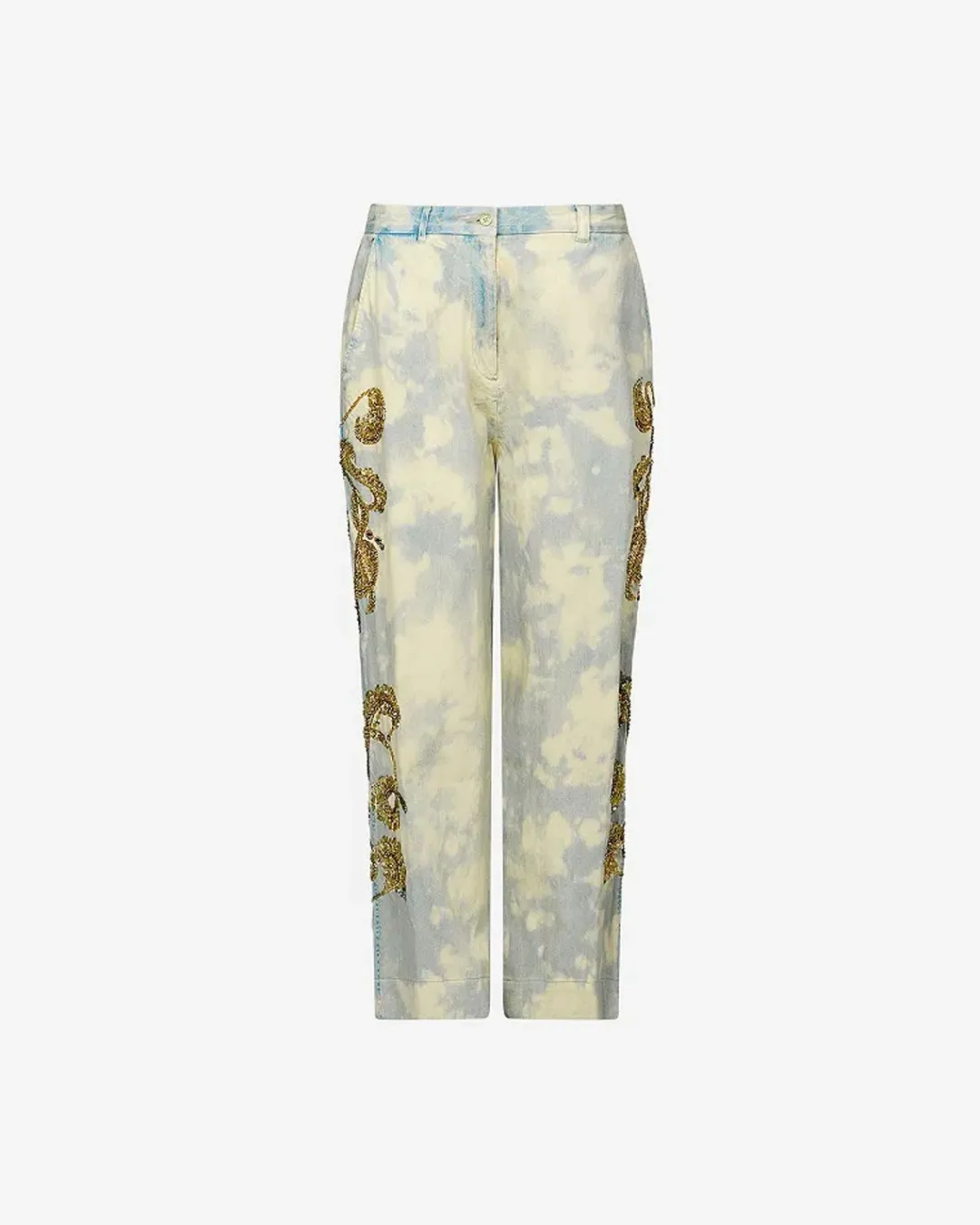 Pantalons>Mes Demoiselles Paris Pantalon Ukil Bleu