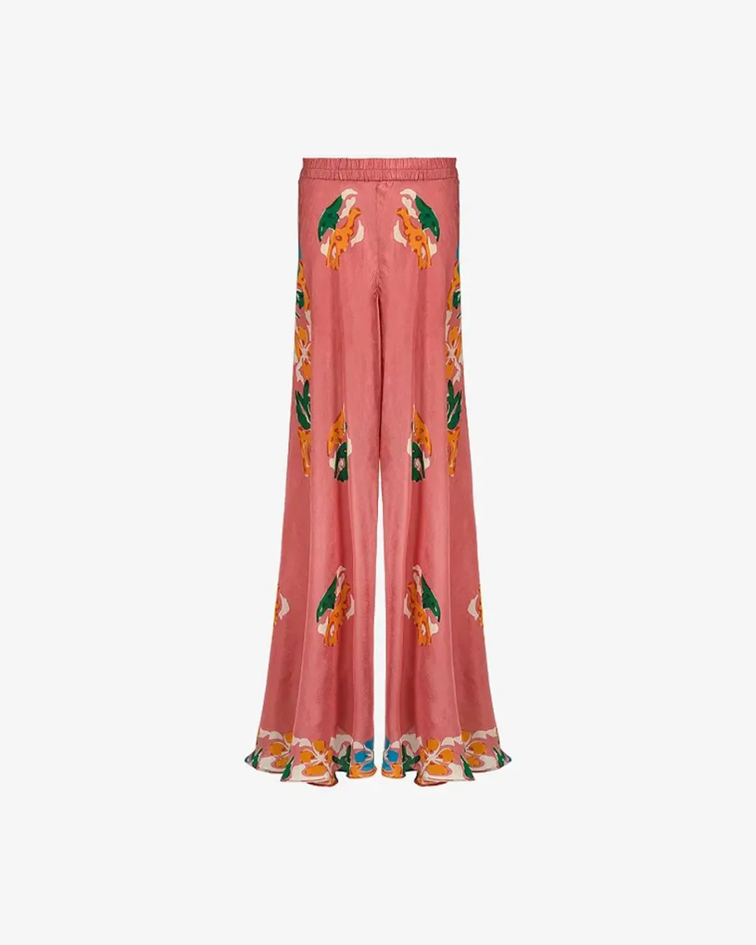 Pantalons>Mes Demoiselles Paris Pantalon Wants Imprime Fleuri