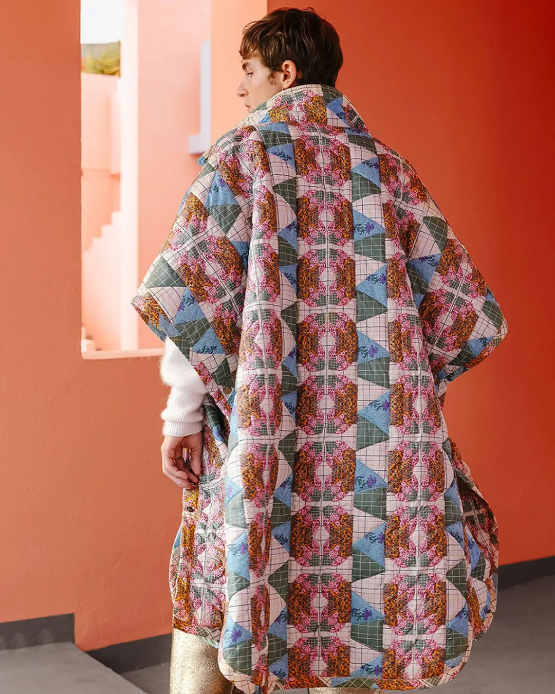 Kimonos & Ponchos>Mes Demoiselles Paris Poncho Fona Multicolore