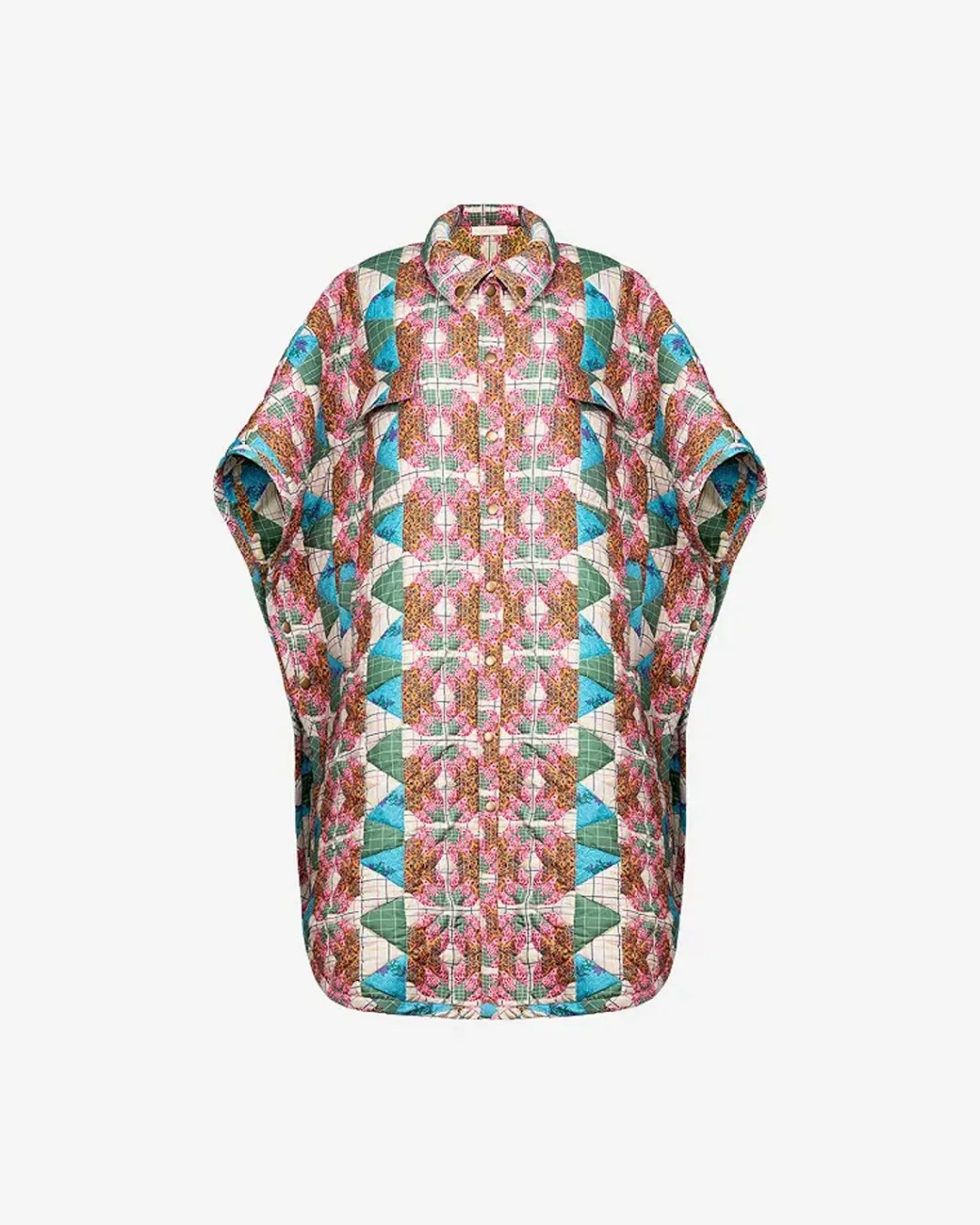 Kimonos & Ponchos>Mes Demoiselles Paris Poncho Fona Multicolore