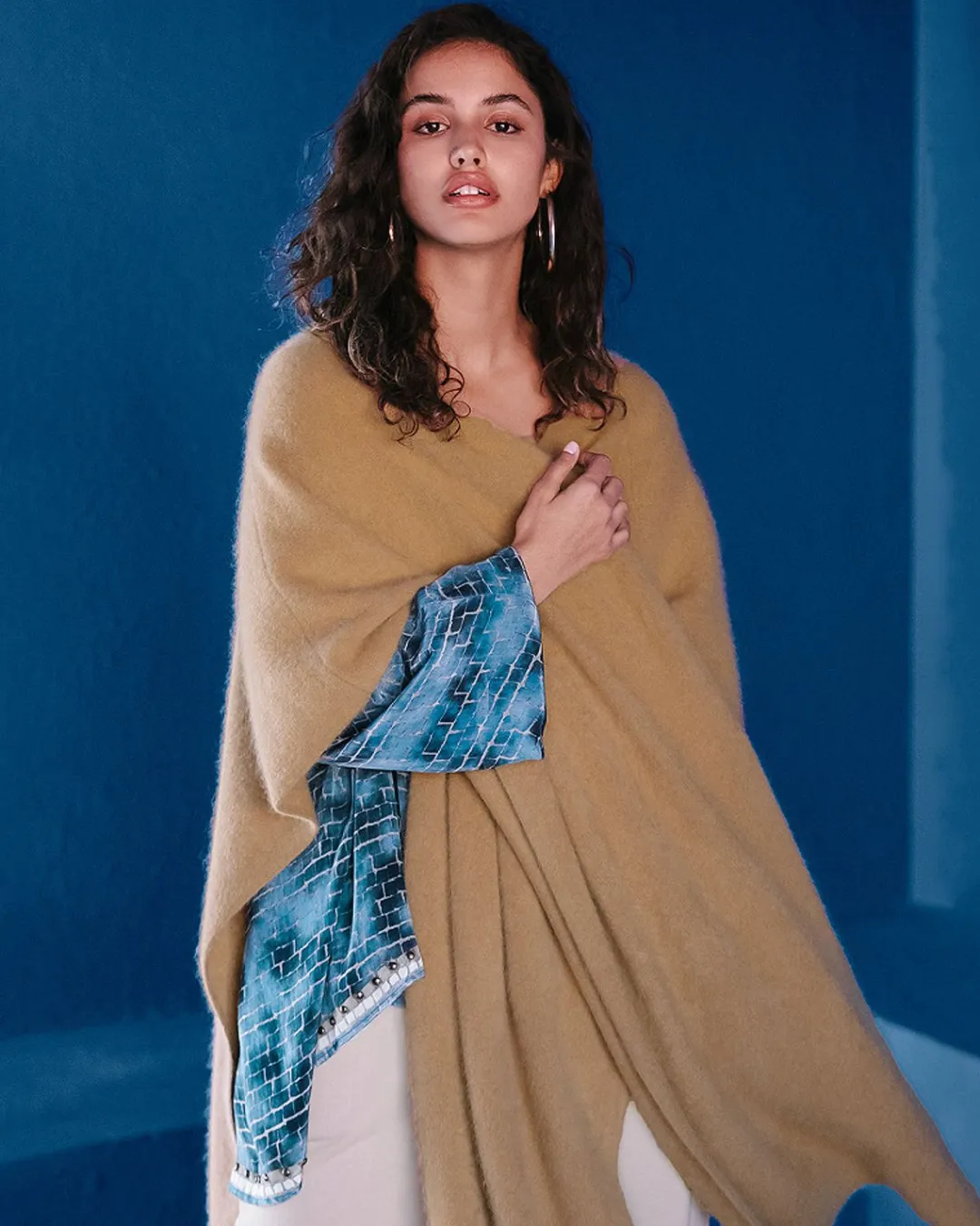 Kimonos & Ponchos>Mes Demoiselles Paris Poncho Ringo Camel
