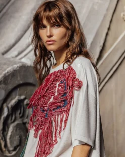 Pulls & Gilets>Mes Demoiselles Paris Pull Abril Ivoire