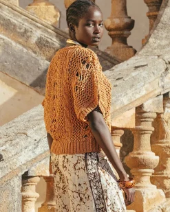 Pulls & Gilets>Mes Demoiselles Paris Pull Capria Ocre