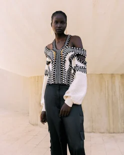 Pulls & Gilets>Mes Demoiselles Paris Pull Misaki Ivoire