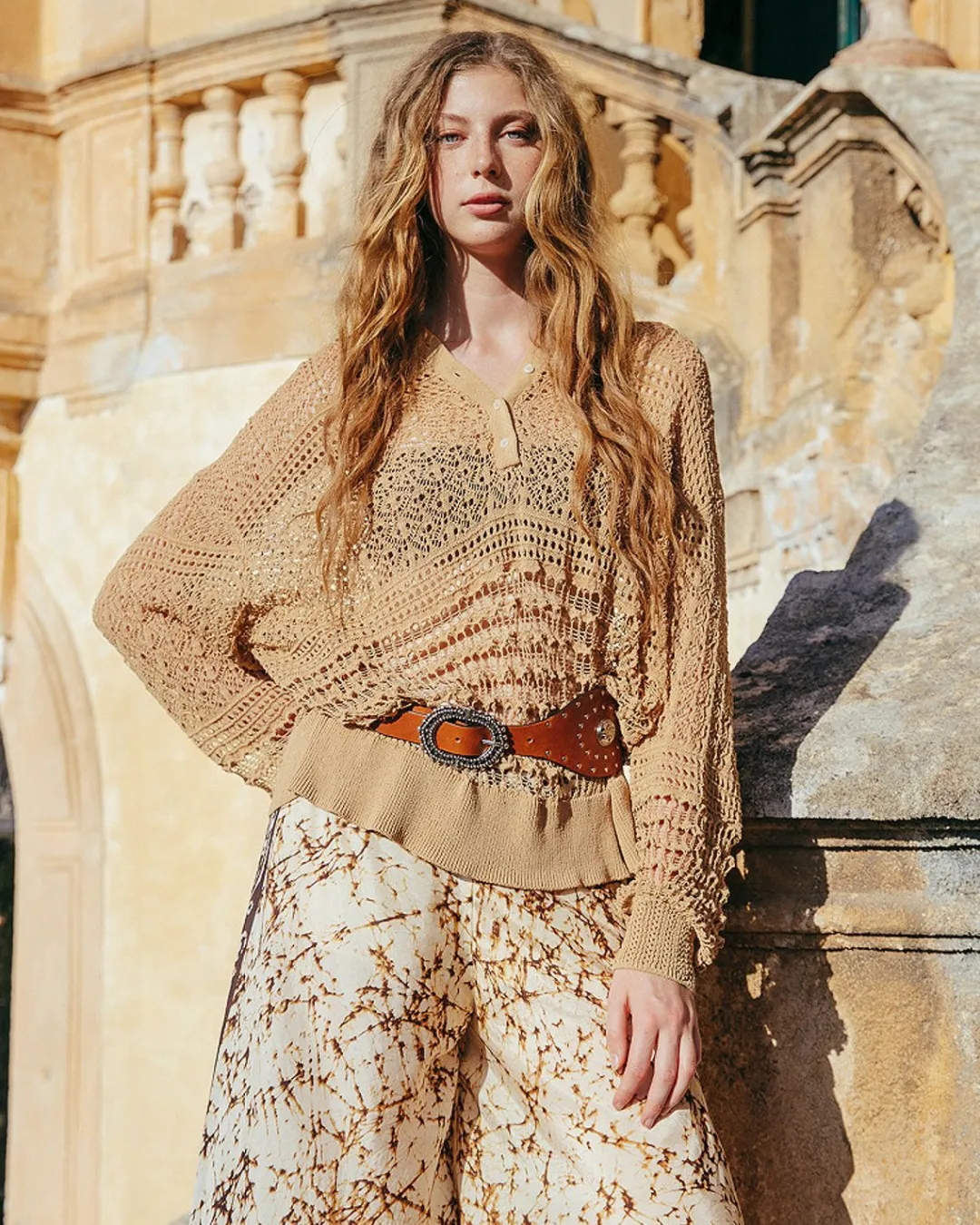 Pulls & Gilets>Mes Demoiselles Paris Pull Rapha Camel