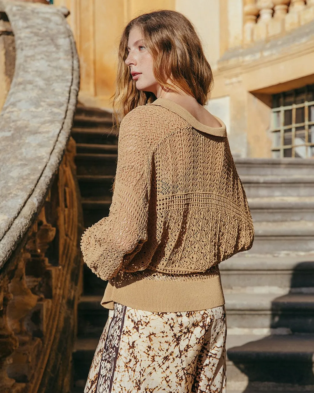 Pulls & Gilets>Mes Demoiselles Paris Pull Rapha Camel