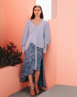 Pulls & Gilets>Mes Demoiselles Paris Pull Riley Bleu Ciel