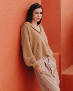 Pulls & Gilets>Mes Demoiselles Paris Pull Roger Camel