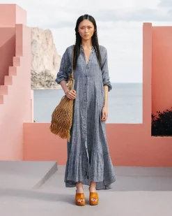 Robes & Jupes>Mes Demoiselles Paris Robe Damy Bleu