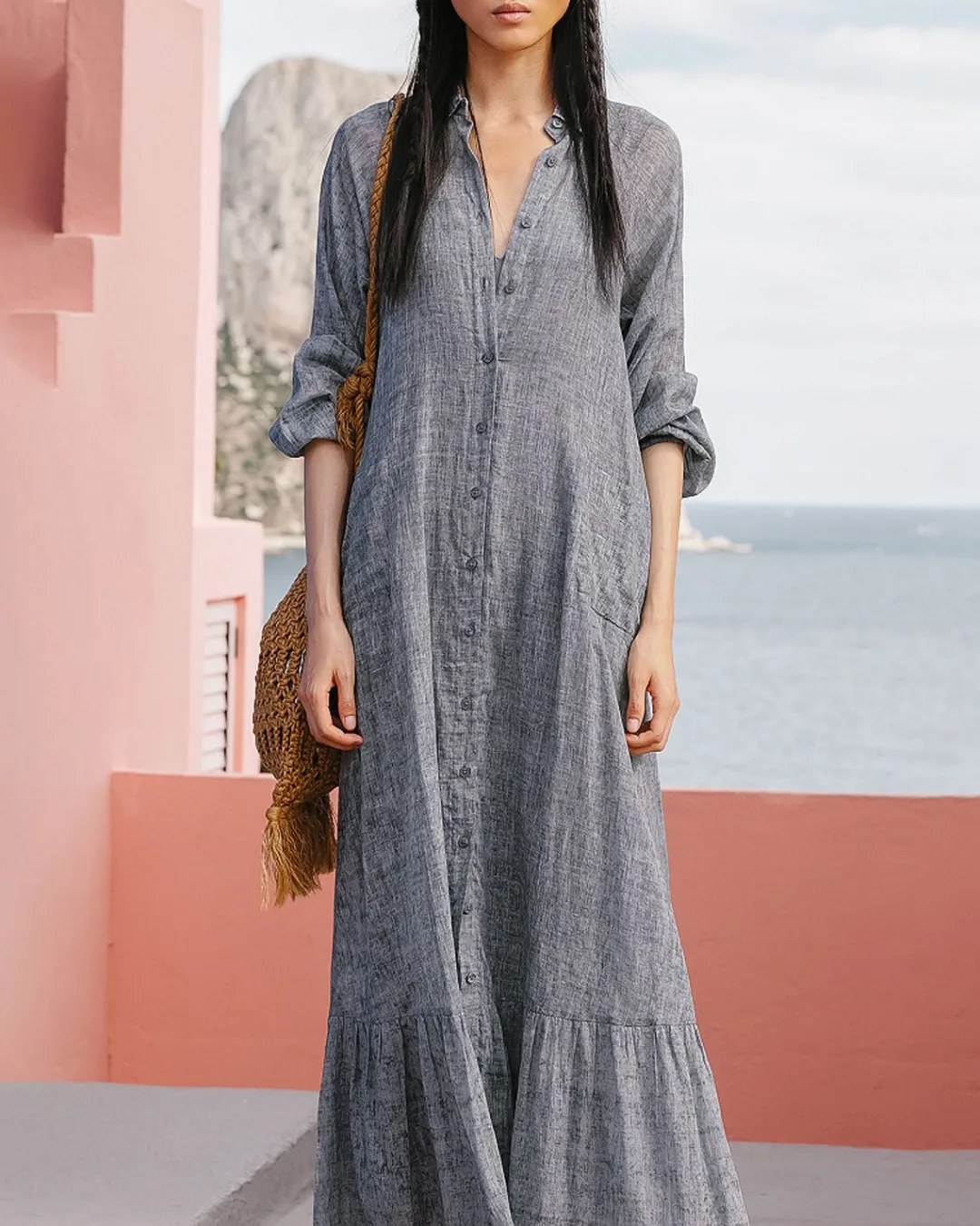Robes & Jupes>Mes Demoiselles Paris Robe Damy Bleu