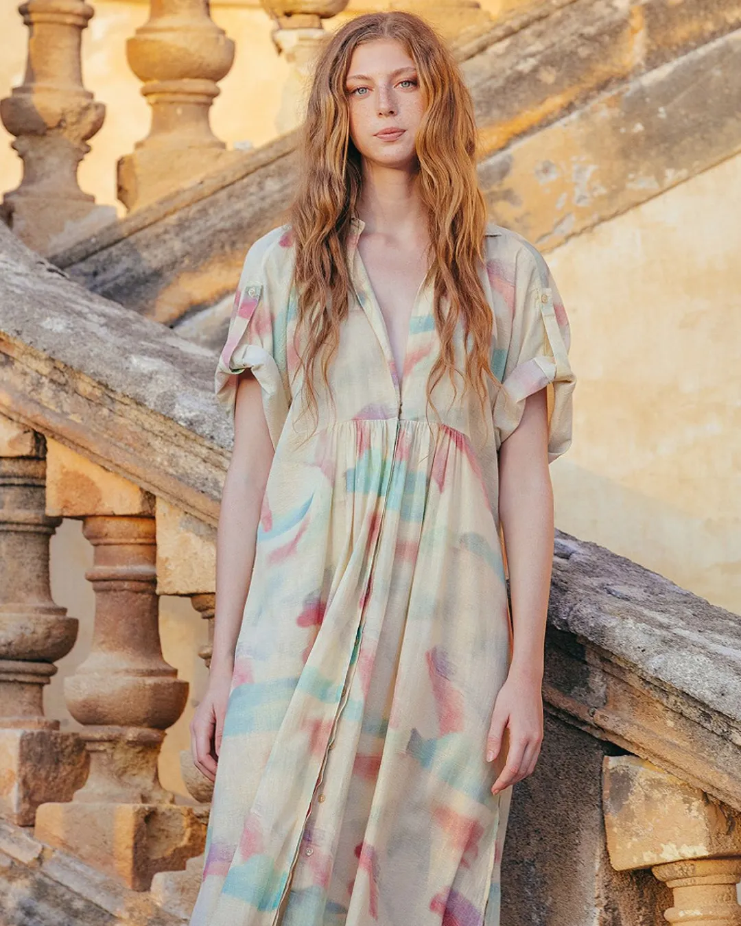 Robes & Jupes>Mes Demoiselles Paris Robe Darelle Pastels