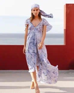 Robes & Jupes>Mes Demoiselles Paris Robe Dinette Bleu